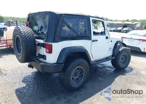 2012 Jeep Wrangler Sport из США, поврежденный, VIN 1C4AJWAG8CL255532